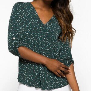 Beacon Patty Roll Tab Knit Top
